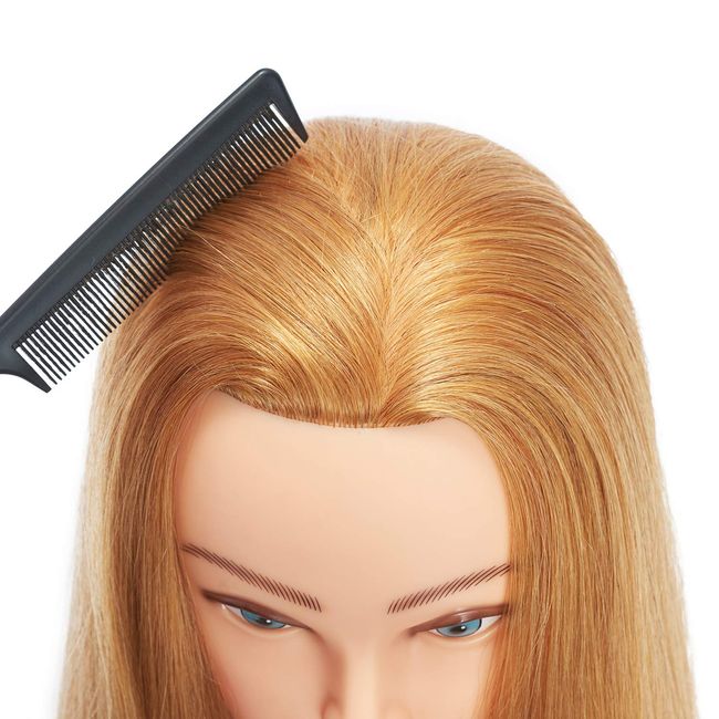 Traininghead 20Female 100% Human Hair Mannequin Head Hair