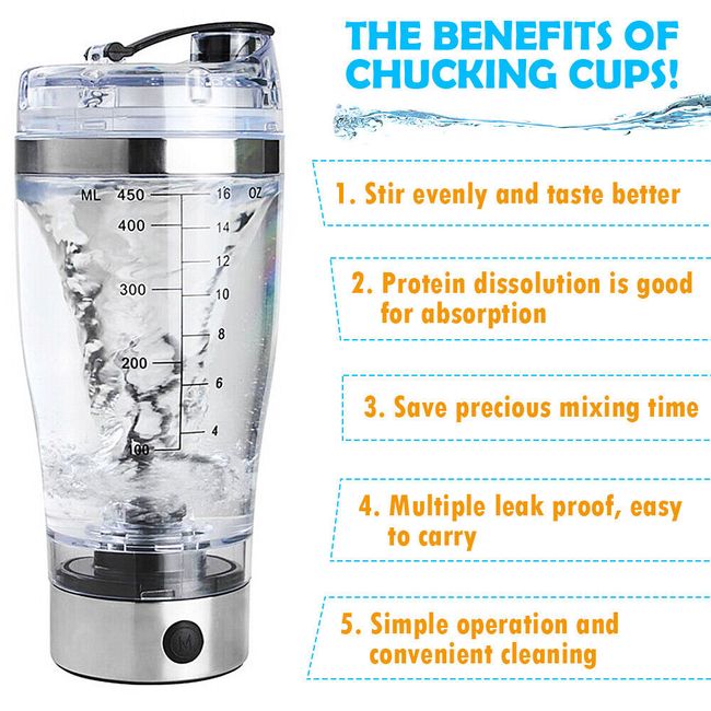 Personal Order 450ML Portable Protein Shaker Bottle Automatic 