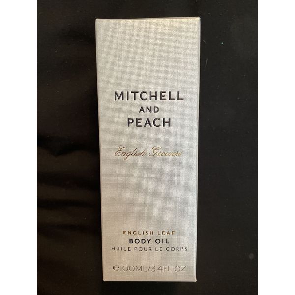 Mitchell and Peach English Growers Body Oil English Leaf  NEW 3.4 oz. MSRP $68