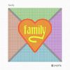 Pepita Needlepoint Canvas: Family, 7" x 7"