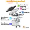 【No Drilling】Rear Window Bracket for Most Dash Cams - Easy Install, 180° Angle Adjustment, Reverse Camera Inside the Car