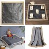 Indian Consigners Small Solid Color Velvet Cloth for Multipurpose Use (Silver), ICV1818