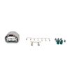Godaca 1x 9-Way 9 pin Connector for Shift Lever Sensor 90980-11784, Push Button Actuator, Automatic Operation, Silver