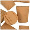 WidgetCo Size 8 Cork Stoppers, Standard Grade, Regular Length, Tapered Corks (Qty 25)