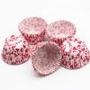 BinaryABC Red Heart Cupcake Liners Baking Cups,Valentine's Day Cake Decorations Party Supplies,100Pcs