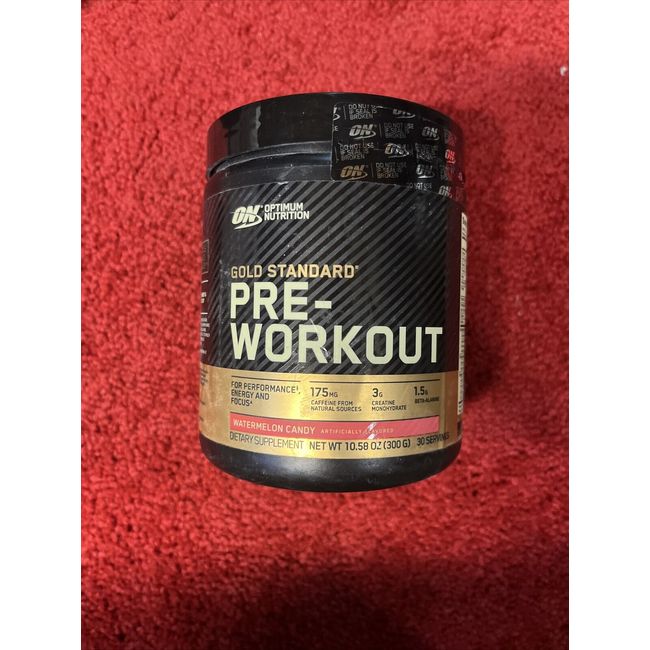 Optimum Nutrition Gold Standard Pre-Workout Watermelon Candy, 30