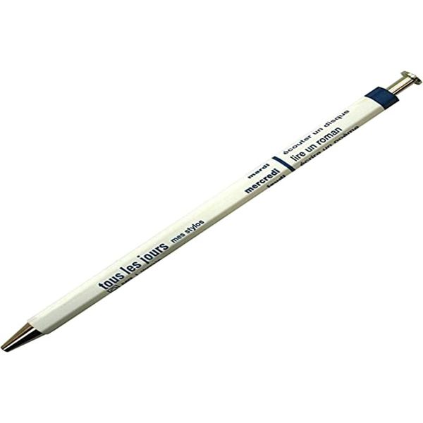 MARK´S Ballpoint Pen Days, White, 1 stück (1er Pack)