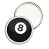 8 Ball - 77mm Round Compact Mirror