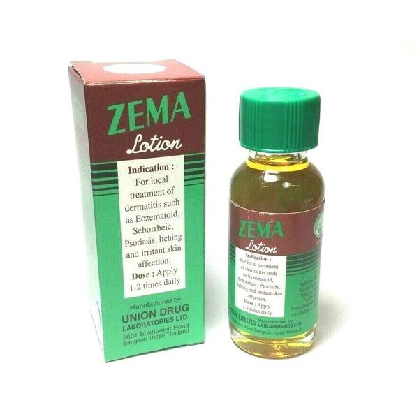 2 x 15ml Zema Lotion Dermatitis Psoriasis Eczema Treatment Salicylic Acid 12%