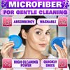 3 Pack Washable Microfiber Face Cloth Makeup Remover Pads Round Towels