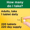 Nature Made Vitamin D3 2000 Iu Tablets 220 Count Immune Bone Muscle Support