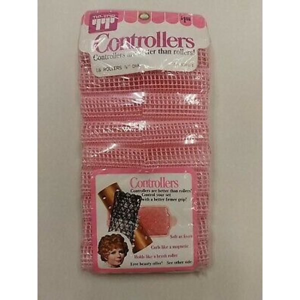 Vintage Hair Rollers! Controllers! Tip Top Brand! Unbreakable Plastic! NICE!