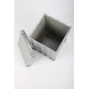 point home Designer Chair Container Stool Retro Grey 41 cm