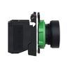Schneider Electric Harmony XB5 - Push Button Switch, Plastic, Spring Return, 1NC, 22 mm Mount, Unmarked, Flush Operator Profile, XB5AA42, Red