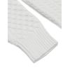 COOFANDY Men's Slim Fit Turtleneck Sweater Casual Knitted Twisted Pullover Solid Sweaters White