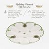 Spode Holiday Christmas Tree Porcelain Devilled Egg Dish, 13 Inch Holds 12 Eggs