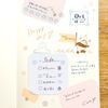 Beverly Sticky Notes, Marumi No Ochiku Grid, L Size FS-111