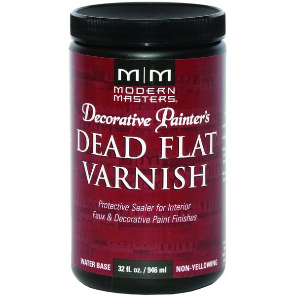 Modern Masters DP609-32 Dead Flat Varnish, 32-Ounce