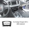 Inner Set Gear Shift Button Cover Air Vent Steering Trim for Dodge Charger 2015+