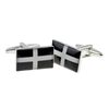 Cornwall Cornish Cross of St Piran Flag Cufflinks