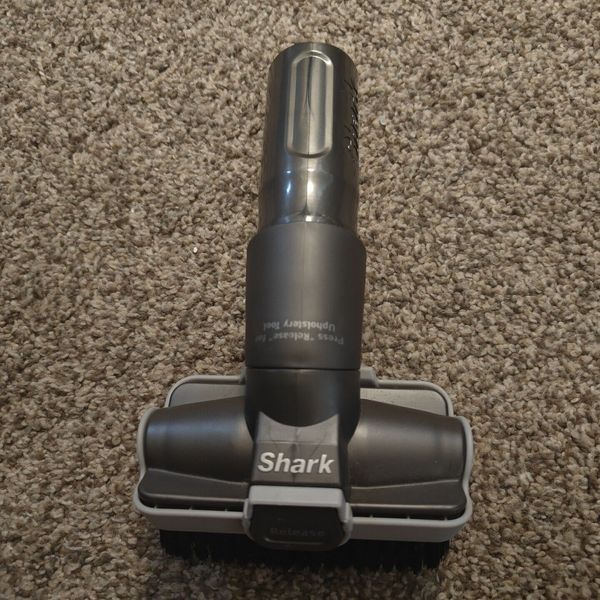 Shark Vacuum Attachment Upholstery Brush Pet Hair Remover Tool OEM Gray