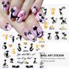 KESYOO 16 Pcs Nail Stickers, 3D Cat Transfer Stickers, Nail Deco Parts, Nail Art Stickers, Nail Decoration Tool, DIY Nail Decoration, Women, Girls, Kids