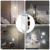 Decorative Light Rocker Switch Single-pole 15A 120/277V Residential Grade 40Pack