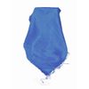 Pashmina & Silk Pure Raw Silk Long Scarf Saigon Lua Van Weave Blue