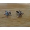 Sterling Silver TINY 8mm Starfish Star Fish Studs Earrings!