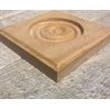 Oak wood rosettes, 3/4" x 4-3/4"  FREE SHIPPING