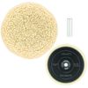 DEWALT Wool Buffing Pad and Backing Pad Kit, 7-Inch (DW4985CL)