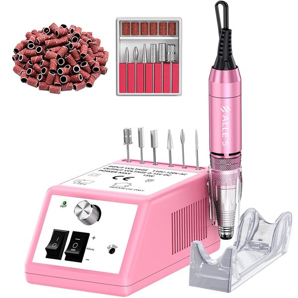 Nagelfräser,Elektrische Nagelfräse, Professionelles Maniküre-Nagelfeile-Kit 30000 U/min Acryl-Gel-Nägel Polierwerkzeug Bohrer für den Heim- und Salongebrauch,Nail Drill,Geschenk zum Valentinstag