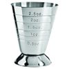 Multi-Level Jigger Cup, Stainless Steel