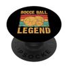Bocce Ball Legend Bocce Ball Lover Bowling Bocce Player PopSockets Swappable PopGrip