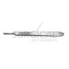 12 Pcs Scalpel/BP Handle # 4 With Scale Surgical Dental Veterinary Instruments