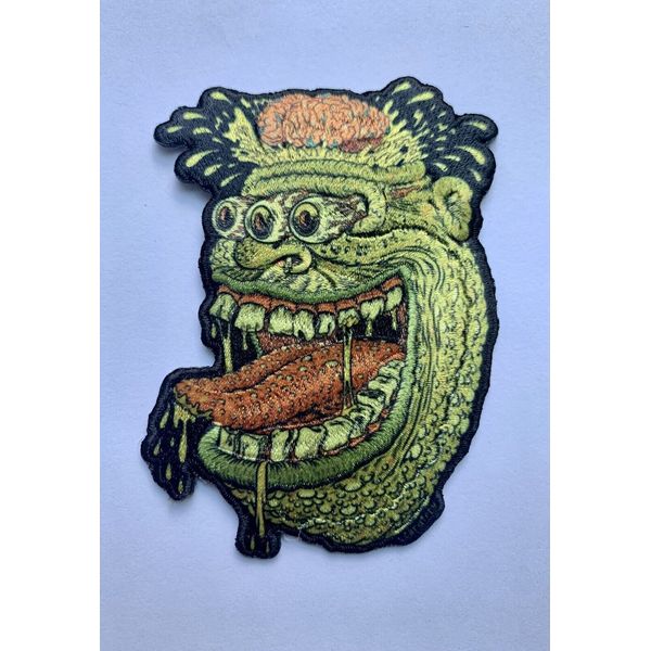 Trippy Troll Face Iron On Sew On Patch 3”