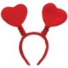 Beistle Heart Boppers Party Accessory (1 count) (1/Pkg), Red