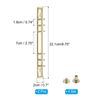 PATIKIL A5 6-Hole Ring Binder Mechanisms, 2 Set Binder Spines Replacement for Binder Planners