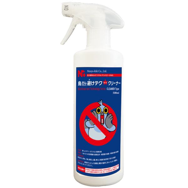 Nisshou Equipment Bird Repellent Tech Cleaner, Bird Excrement Disinfectant Detergent, 16.9 fl oz (500 ml), Shaiteki Tech Series, Bird Excrement, Bump Cleaner