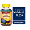 Nature Made Time Release Melatonin 10mg Gummies, Maximum Strength Sleep Aid 80ct
