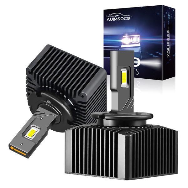 D5S LED Headlight Bulbs Hi-Lo for 2016-2018 Chevy Silverado 1500 Replace HID