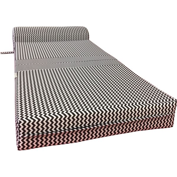 Zig Zag Sleeper Chair Folding Foam Beds, Sleepover Sofa Bed 6 x 36 x 70