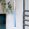 sleeklight Bathroom Light Pull Cord, String and Handle. Subtle Cube Effect, Modern Minimalistic Design (Baby Blue)