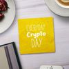 Shopagift Everyday Crypto Day 2 Pack Coasters - 9cm x 9cm