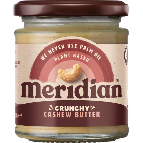 (12 PACK) - Meridian - 100% Crunchy Cashew Butter | 170g | 12 PACK BUNDLE