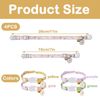 4 Colorful Cat Collars with Bell - Adjustable Soft Flower Pattern for Kittens & Small Pets