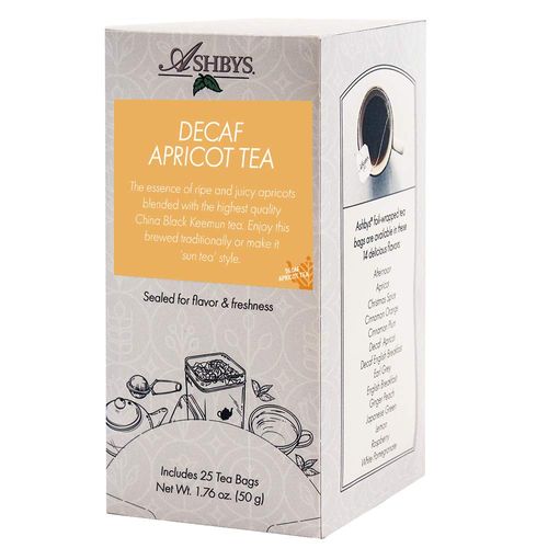 Ashbys Apricot Decaf Tea, 25 Bags