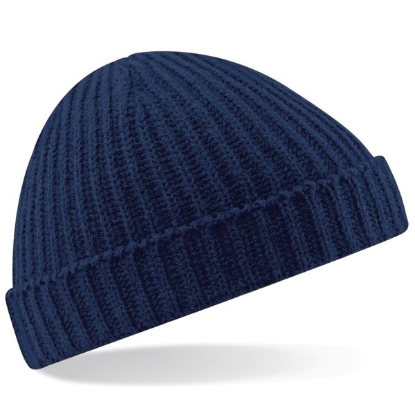Beechfield Trawler Beanie Baseball Cap, Blue (French Navy), One Size