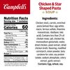 Campbell's Sipping Soup, Chicken Soup & Star Shaped Pasta, 10.75 Oz Microwavable Cup (Case of 8)