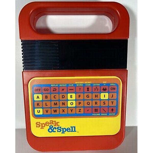 Speak & Spell, Electronic Learning Tool Toy, Kahootz, Tested, #09624